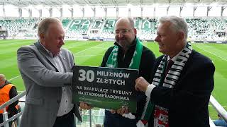 Będzie 30 mln zł na dokończenie budowy stadionu przy Struga 63 [upl. by Nile250]