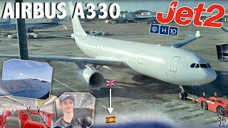 Jet2 Airtanker Airbus A330200 Flight Manchester  Tenerife South Trip Report  H10 Gran Tinerfe [upl. by Ketty]