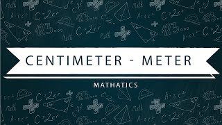 How to convert centimeterscm into metersm and metersm into centimetersm [upl. by Enaid610]