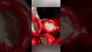 Hubei Delicacy Glutinous rice stuffed peppers [upl. by Aket750]