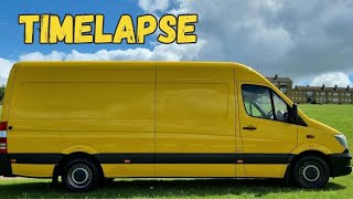 Van Build TIMELAPSE  DIY Campervan Conversion  Mercedes Sprinter [upl. by Terina703]