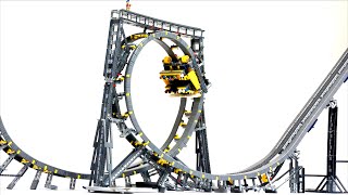 I Built a LEGO Loop Rollercoaster [upl. by Lowery]