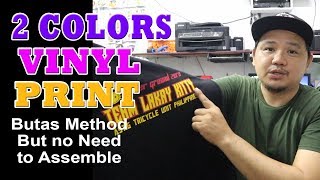 Start Your Own T shirt Printing Business Using Heat Press  2 Colors Vinyl Print [upl. by Nnahoj]