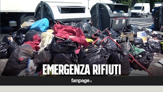 Emergenza rifiuti la periferia di Roma invasa dallimmondizia quotOgni giorno è peggioquot [upl. by Lauder]