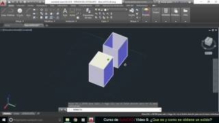 AutoCAD ¿Que es y como se obtiene un solido HD [upl. by Layol539]