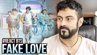 REAGINDO a BTS 방탄소년단 FAKE LOVE Official MV [upl. by Vasya518]