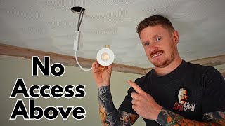 How to Install Downlights With No Access Above  It is Possible [upl. by Giuliana442]