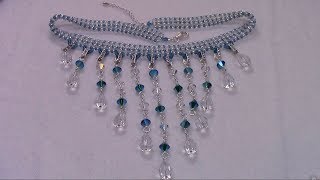 Handmade Jewelry Falling Tears Necklace Part 1 of 2 [upl. by Mace]