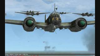 Battle of Britain II massed air battle footage [upl. by Becka]