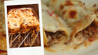 Stuffed Cannelloni And Lasagna Bolognese  2 in 1 [upl. by Biondo]