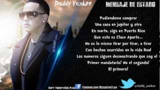 quotMensaje De Estadoquot Con Letra ORIGINAL  Daddy Yankee HD [upl. by Kate]