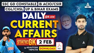 2 February Current Affairs 2024  Current Affairs Today  GK Question amp Answer by Ashutosh Tripathi [upl. by Pru948]