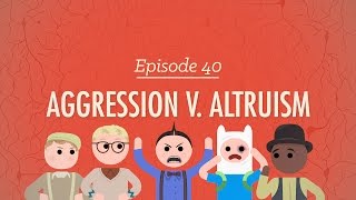 Aggression vs Altruism Crash Course Psychology 40 [upl. by Chally]