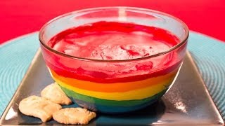 Rainbow Cheesecake Dip No Bake Cream Cheese Dip Recipe from Cookies Cupcakes and Cardio [upl. by Sirromed]