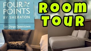 Four Points By Sheraton Hotel Room Tour  annasworld [upl. by Jez]