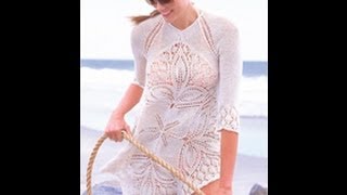 21 Lace Tunic Vogue Knitting SpringSummer 2010 [upl. by Georgy]