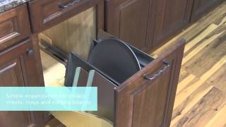 Medallion Cabinetry Pullout Tray Divider Kitchen Storage Part 1 [upl. by Silverstein]