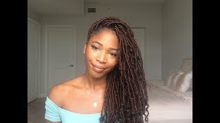 BEST GODDESS LOCS TUTORIAL  SUNKISSEDCURLS [upl. by Osner]