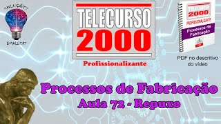 Telecurso 2000  Processos de Fabricação  72 Repuxo [upl. by Anitsirhk]