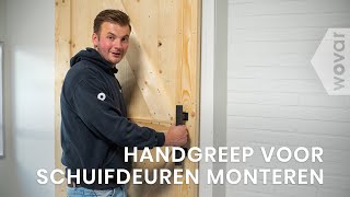 Hoe monteer je een schuifdeur handgreep  Handgrepen monteren [upl. by Abrams]