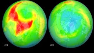 Rapid Ozone Depletion Over Arctic [upl. by Encratis]