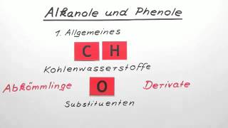 Alkanole und Phenole  Chemie  Organische Chemie [upl. by Oremar]