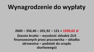 Obliczanie wynagrodzenia pracownika 2020 [upl. by Nored]