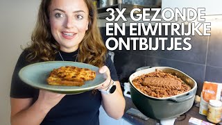 3X GEZOND ONTBIJTEN ALS JE WILT AFVALLEN EN EIWITRIJK [upl. by Silvester927]