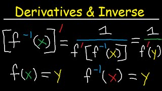 Derivative of Inverse Functions Examples amp Practice Problems  Calculus [upl. by Brenden]