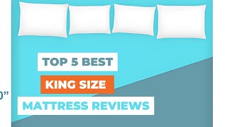 Top 5 Best King Size Mattress Reviews in 2024 [upl. by Aicital971]