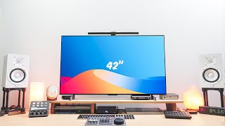 Switching to a 42 inch LG C3 OLED TV as a monitor [upl. by Grantham135]