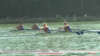 333 LW 2x Final SM Rotsee 20 Sept 2020 Doppelzweier Elite Frauen Leichtgewicht Rennen 46 [upl. by Jessika26]