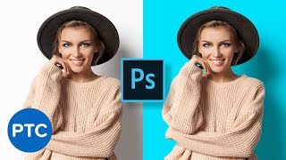 How To Change Background Color in Photoshop Fast amp Easy [upl. by Thea]