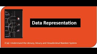 1 1 Understand Denary Binary Hexadecimal Number System [upl. by Oshinski]