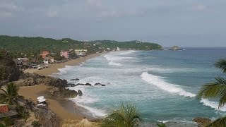 Zipolite  Oaxaca  Beach in Mexico  Océano Pacifico [upl. by Enej400]