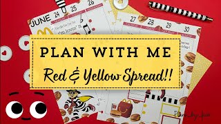 Plan With Me  Iconic McDonalds Spread  Happy Planner [upl. by Munro]