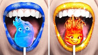 ❄️COLD VS HOT🔥 CHALLENGE COOL PARENTING HACKS AND FUNNY SITUATIONS BY 123 GO [upl. by Akiv796]