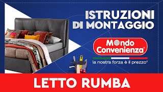 Istruzioni di montaggio Letto Rumba  MONDO CONVENIENZA [upl. by Ajoop726]