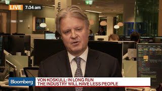 Nordea CEO on Job Cuts Relocating MiFID [upl. by Oelc]