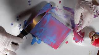 Acetone and Alcohol  Surface Experiments for Acrylic Pour Painting [upl. by Gaylord]