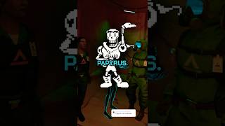 How did we do rate our attempt at a Papyrus pose from 110 😎  undertale papyrus mannequinvr [upl. by Vrablik]