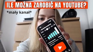 ILE MAŁY KANAŁ ZARABIA NA YOUTUBE Ile zarabiamy na filmikach  Jaki mamy CPM za 1tys wyświetleń [upl. by Giwdul]