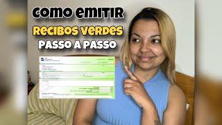 TUTORIAL PASSO A PASSO COMO EMITIR RECIBOS VERDES EM PORTUGAL [upl. by Bowerman]