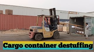 Makes Container Unloading Faster amp Safer  Heavy cargo container destuffing  Container  Destuff [upl. by Arnst]