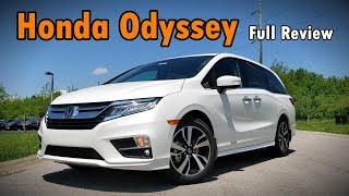 2019 Honda Odyssey FULL REVIEW  Elite Touring EXL EX amp LX [upl. by Minetta]