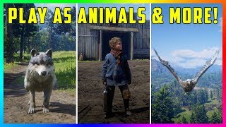 Red Dead Redemption 2  How To Play As ALL Animals Gang Members SECRET Characters amp MORE RDR2 [upl. by Benil]