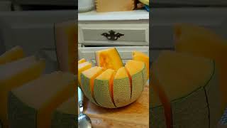 Easy Recipe  Cantaloupe Melon Juice  Island Style  Have a Blessed Day [upl. by Llacam544]