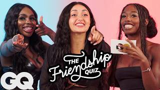 Love Island’s JaNa Craig Leah Kateb amp Serena Page Take a Friendship Quiz  GQ [upl. by Woodhouse]