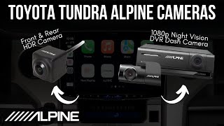 Toyota Tundra Alpine FrontRear Camera amp Dash Cam WalkAround  2014  2021 Toyota Tundra [upl. by Redienhcs759]