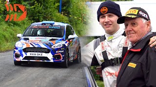 Max McRae takes on the Donegal International Rally 2022 [upl. by Ecinereb]